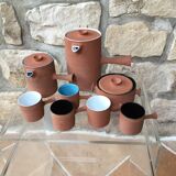 Coffee glazed terracotta