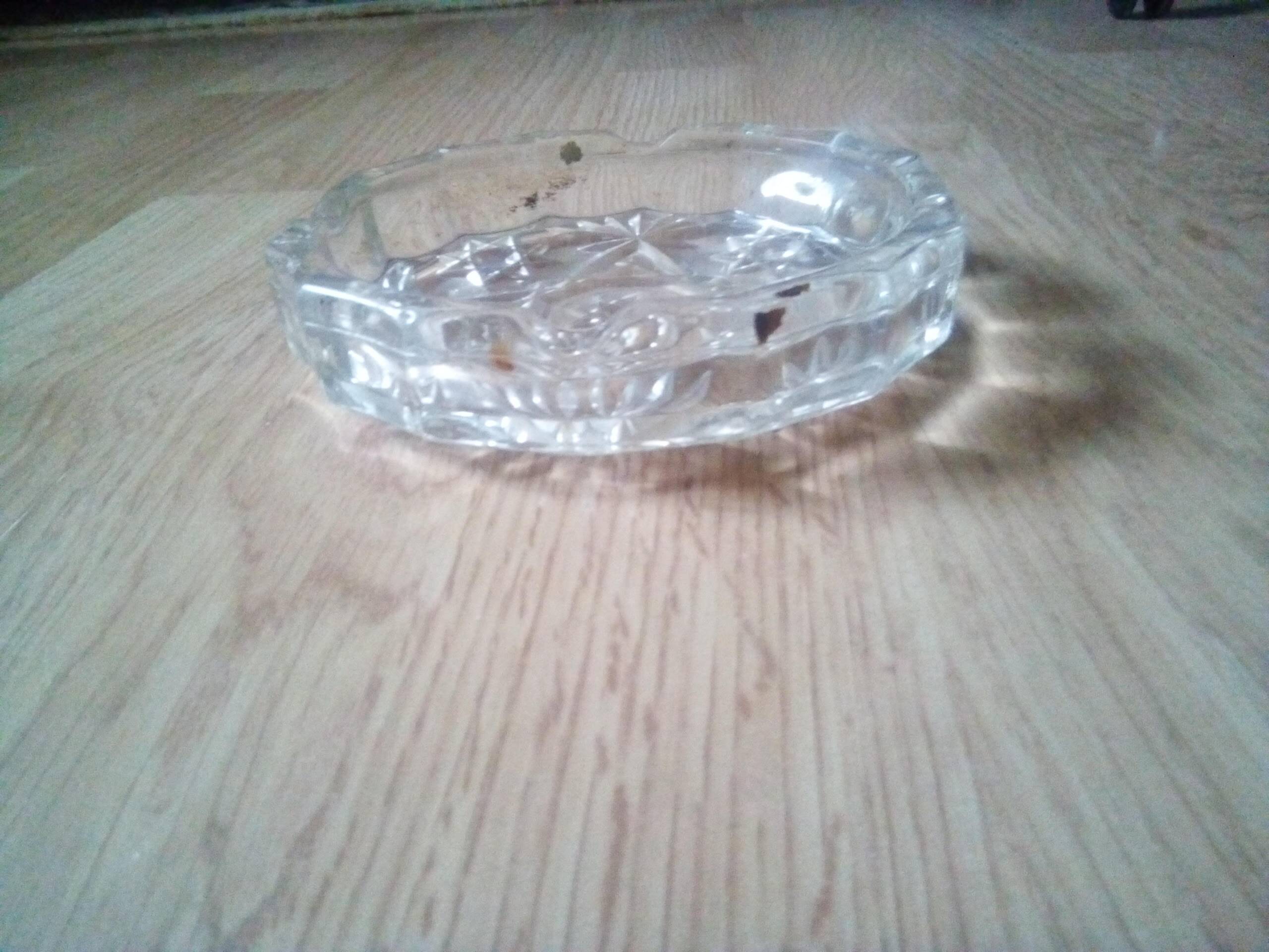 Glass ashtray in very good condition