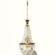 Grapevine balloon chandelier " hollywood regency " 50