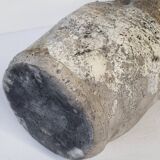 Enamelled ceramic roll vase