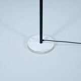 Lampadaire téléscopioque marbre et laiton circa 1980