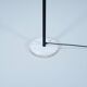 Telescopic floor lamp, marble and brass, circa 1980