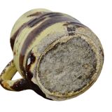 Petit pichet ancien français en céramique avec couvercle, provenant de Dieulefit