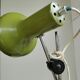 Vintage Olive Green Table Lamp, Adjustable Retro Desk Light