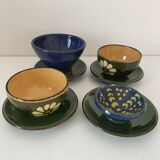 Glazed earthenware set