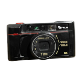 Appareil photo argentique vintage à double focale