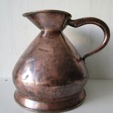Ancienne cruche mesure en cuivre victorienne XIXe 2 gallons