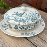 Mignon Longwy iron earth sauce boat