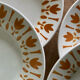 6 assiettes vintage tulipes sarreguemines