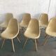 Ensemble de 6 chaises à manger DSW par Charles et Ray Eames