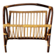 Bamboo and rattan magazine rack