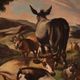 18th century Italian painting, pastoral genre scene