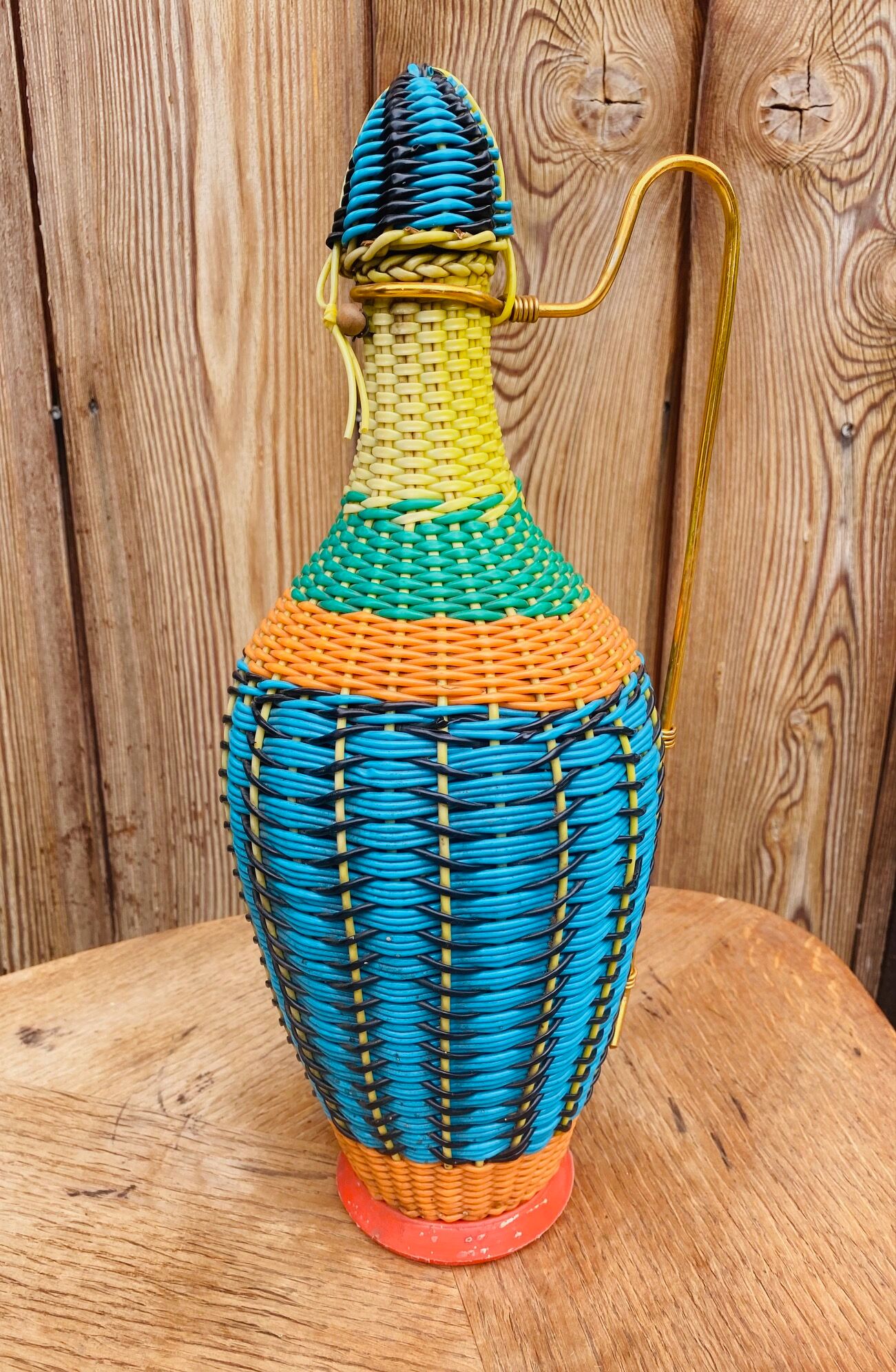 Demijohn scoubidou 60s