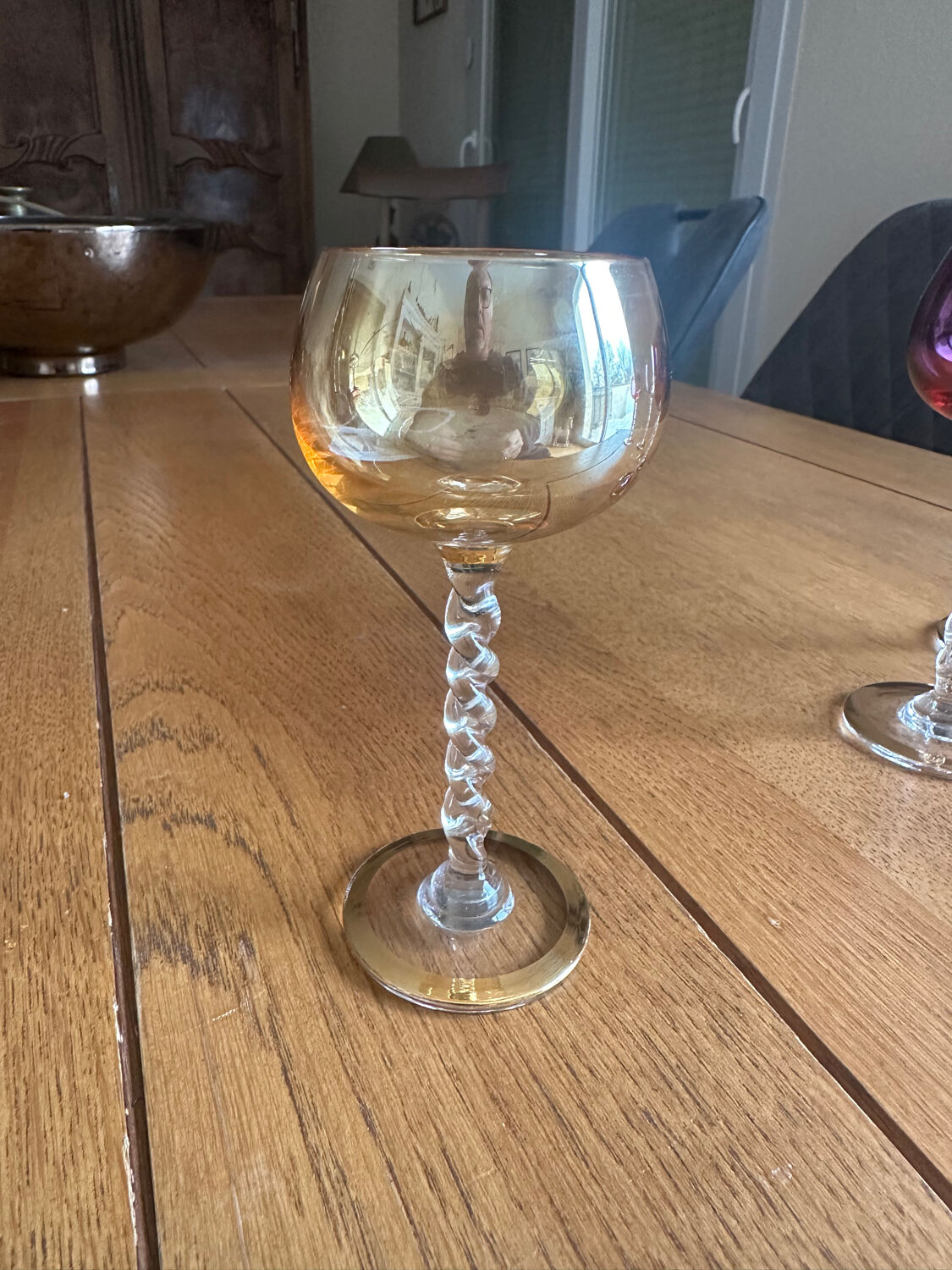 5 Murano crystal glasses