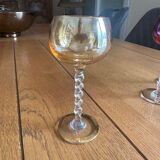 5 Murano crystal glasses