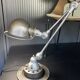 Jieldé lamp with 2 arms, clear matte varnish, industrial vintage.