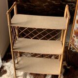 Rattan shelf