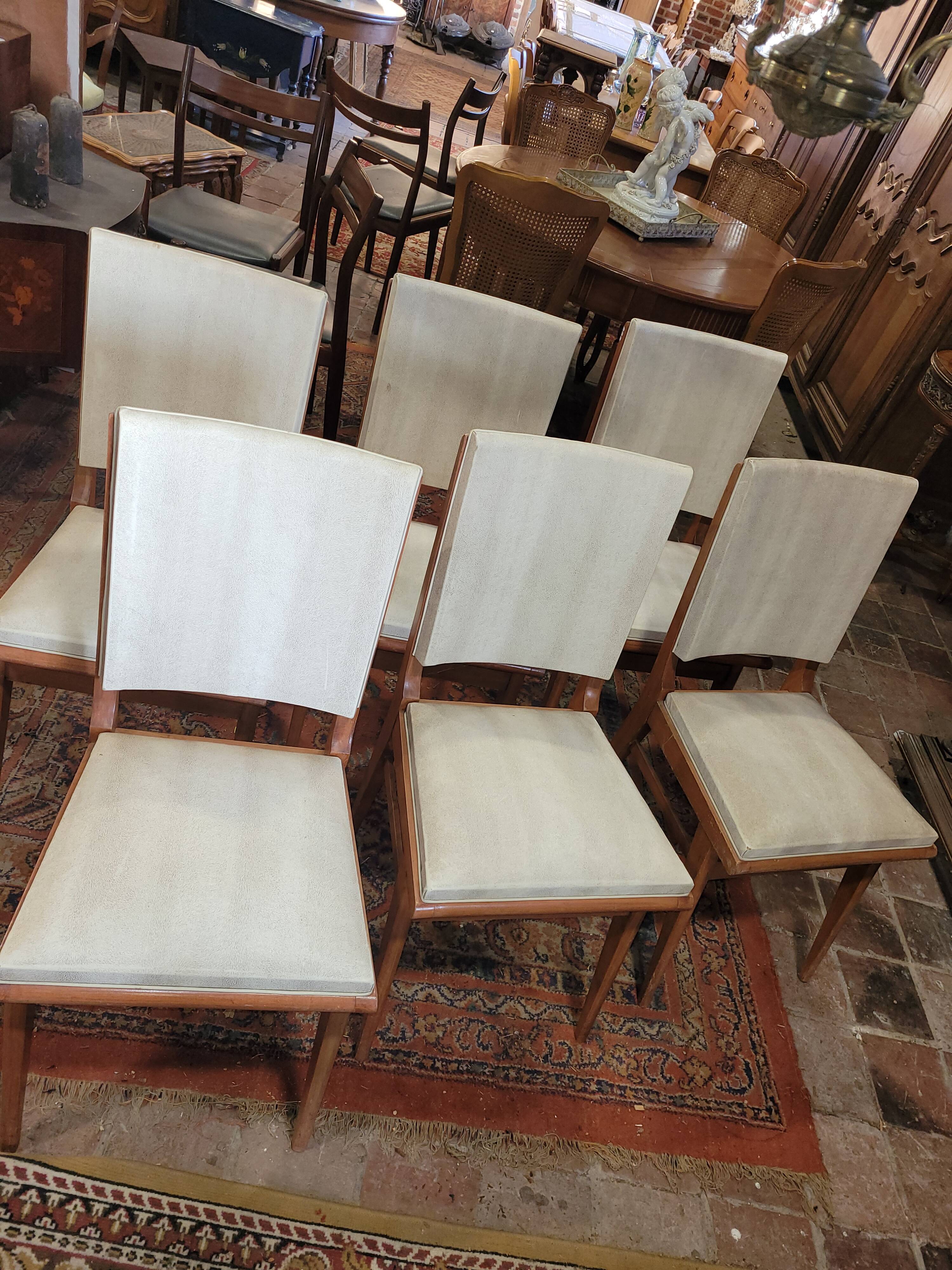 6 Scandinavian chairs