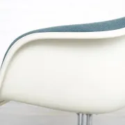 Pair dal la fonda fiberglas chair by charles & ray eames for vitra