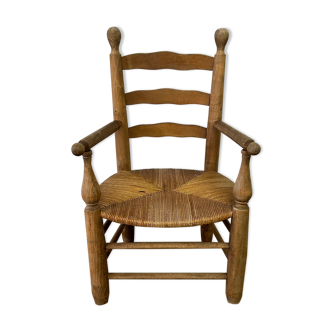 Fauteuil en bois massif