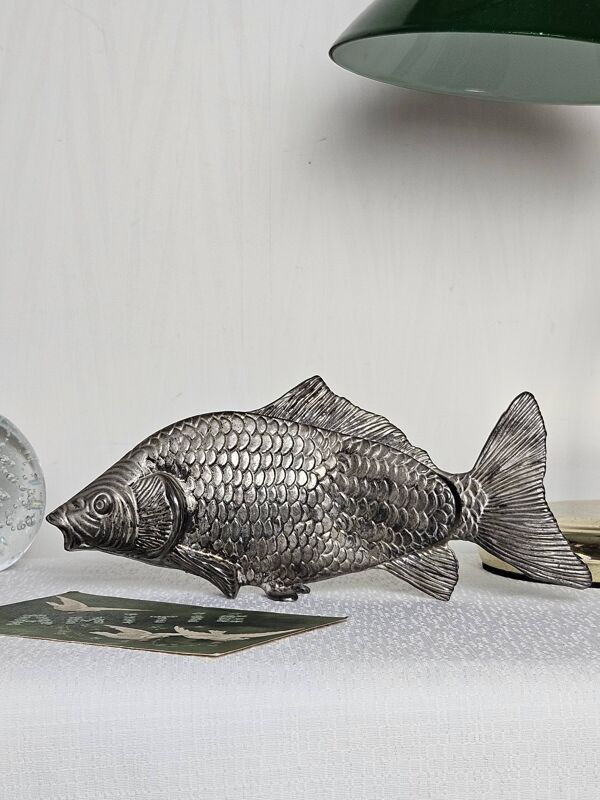 Porte courrier poisson Italie vintage