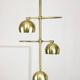 Vintage Italian Brass Ceiling Chandelier