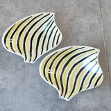 Large bowls, empty pockets by Alessio Tasca in Italian ceramic 60-70