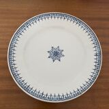 Large old serving dish iron earth of St Amand, Primax model