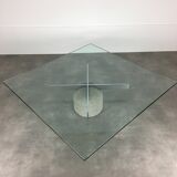 Table basse Paracarro de Giovanni Offredi pour Saporiti, italie 1970