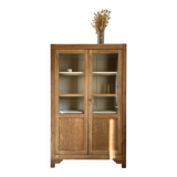 Raw wood display case