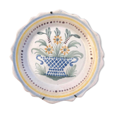 18th century Nevers earthenware plate