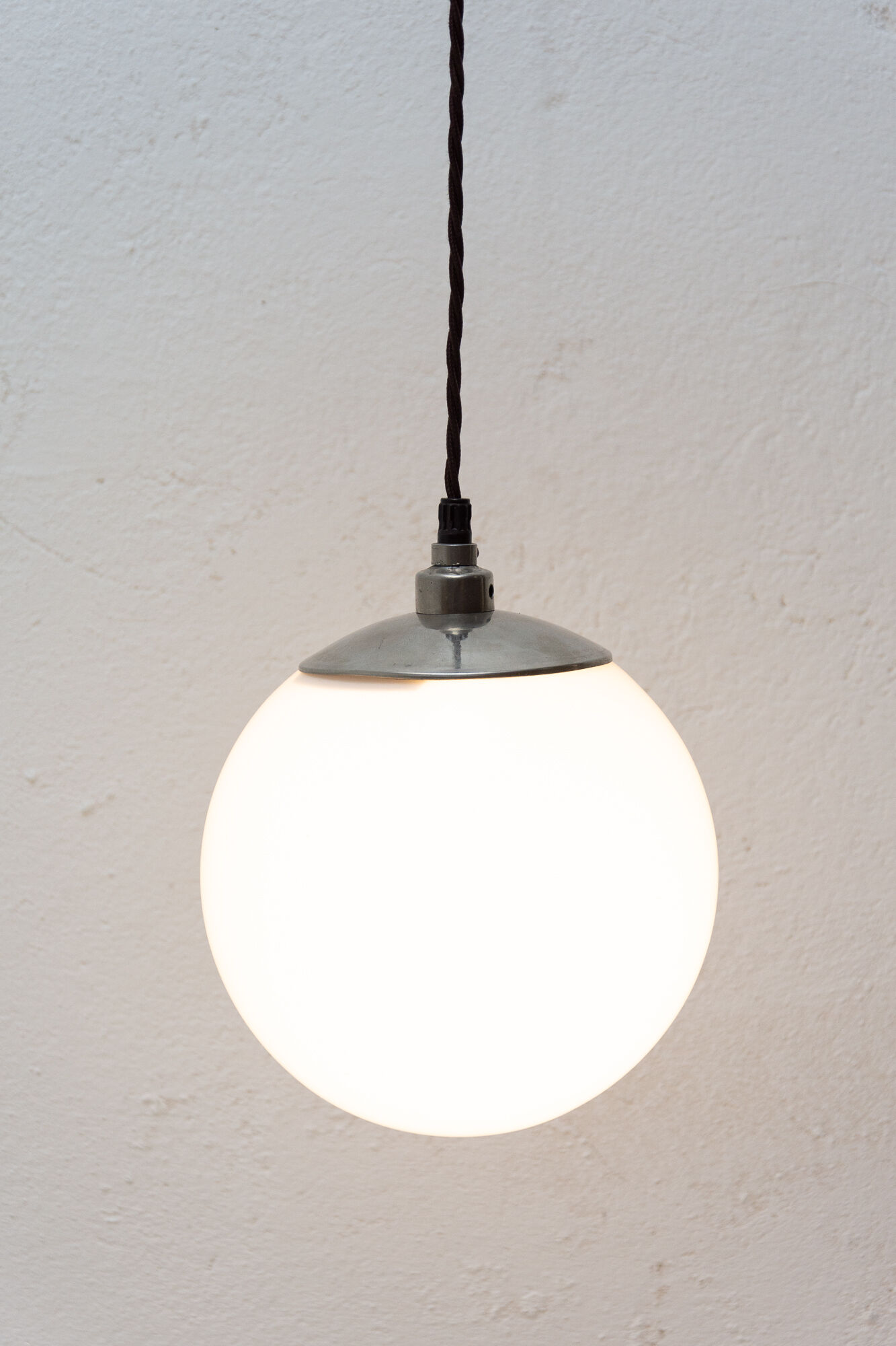 Bauhaus pendant lamp, 1940´s, Czechoslovakia