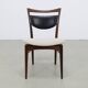Vintage teak dining chairs by Louis van Teeffelen, 1960s NEW upholstery