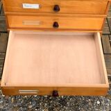 Vintage drawer unit with Bakelite knobs 1950