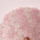 Charmant Plafonnier Murano Grande Taille Fleur Rose par Seguso pour Venini,