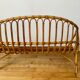 Head and footboard rattan basket