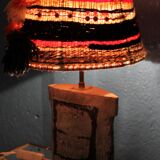 Ceramic lamp by Richard Bouhl, 1980s