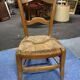 Children's walnut chair