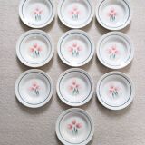 Flora Plates New Givors Earthenware Factory