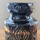 Vase Oignons West Germany Scheurich 285-18, brun noir