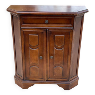 Meuble d'entrée commode de style colonial en bois massif