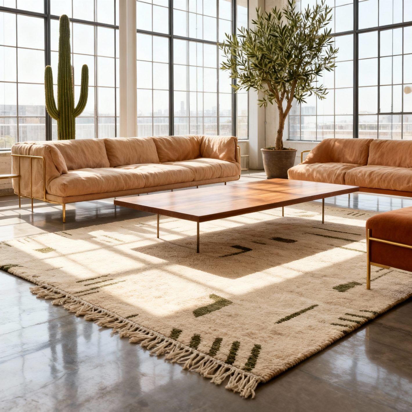 Tapis berbère marocain moderne atlas –250cmx150cm