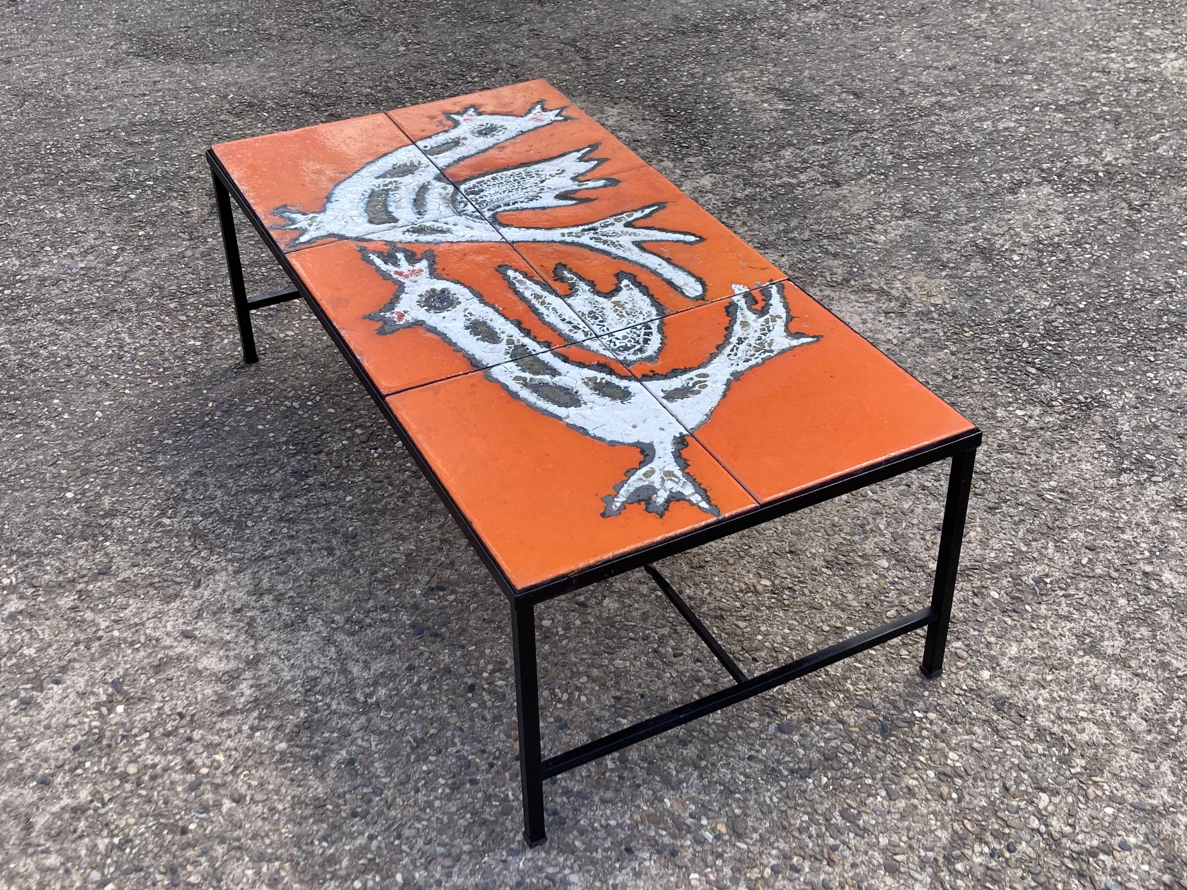 Ceramic coffee table