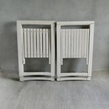 Pair of wooden folding chairs from the 60s