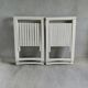 Pair of wooden folding chairs from the 60s