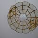 Lustre vintage en nacre et laiton
