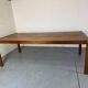 Large teak dining table in mid-century Danish style from the 1960s.