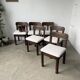 Set of 6 brutalist chairs from the 1940s