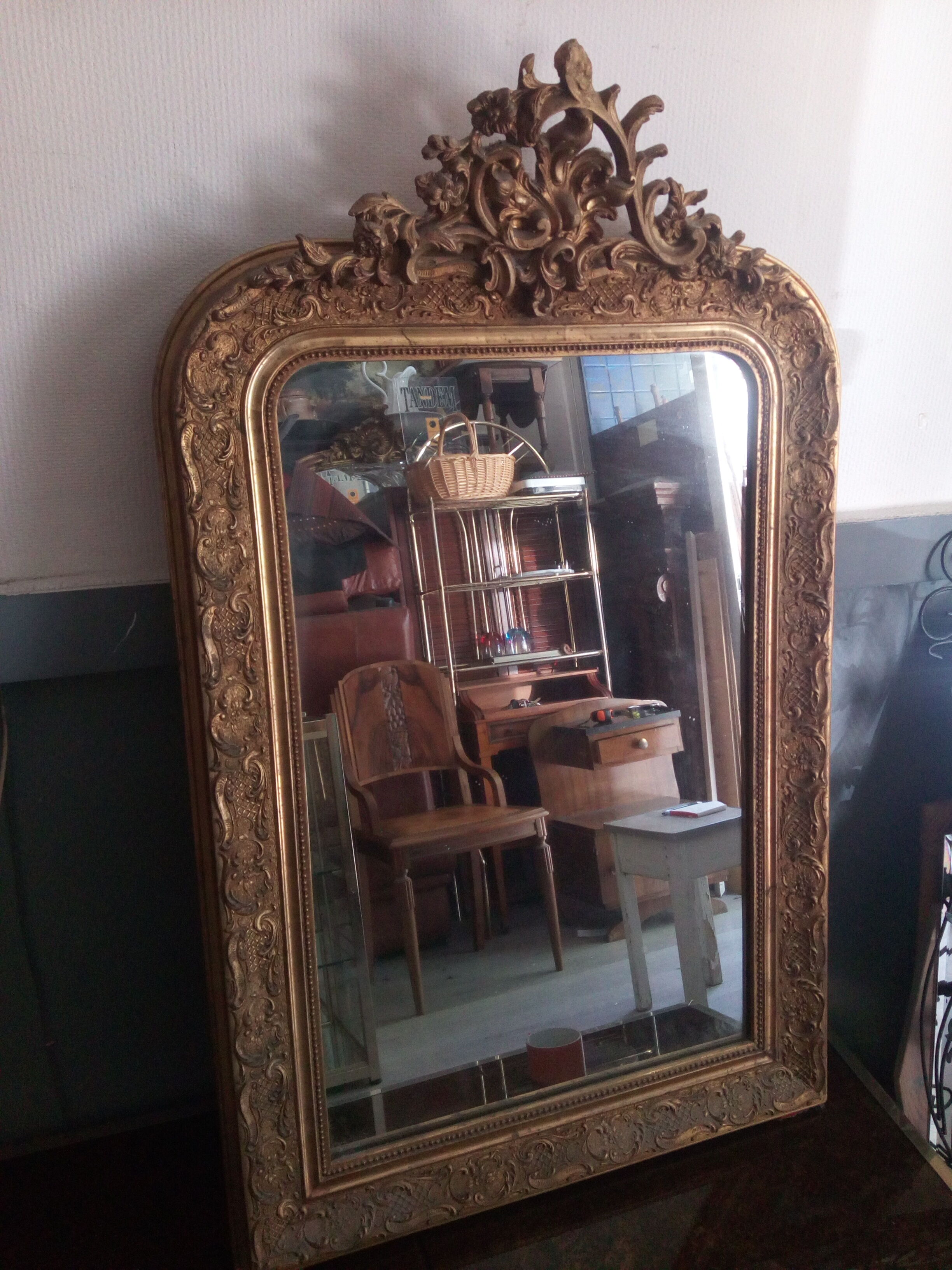 Napoleon III mirror - 120x75cm