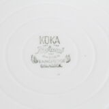 Koka ceramic teapot by Rörstrand Sweden, blue and white